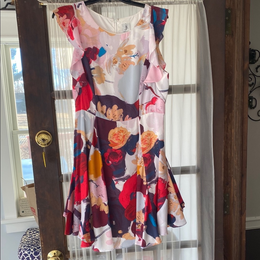 Floral Multicolor Women's Dress